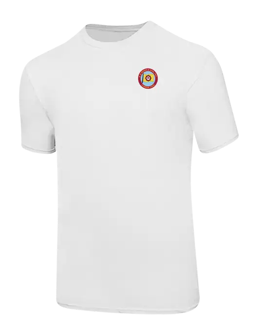 Ring Spun White 4.5 oz T-Shirt w/E.N. Bisso Logo