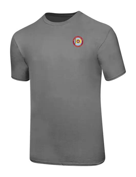 Ring Spun Medium Grey 4.5 oz T-Shirt w/E.N. Bisso Logo