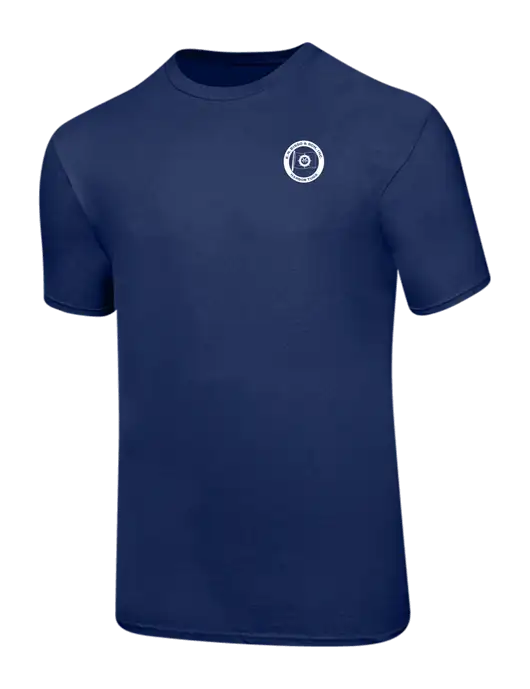 Ring Spun Navy 4.5 oz T-Shirt w/E.N. Bisso Logo