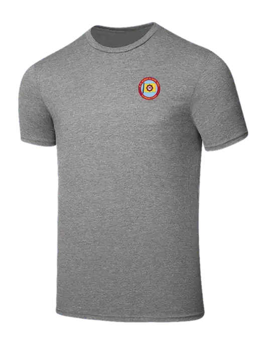 Seriously Soft Grey Frost T-Shirt w/E.N. Bisso Logo