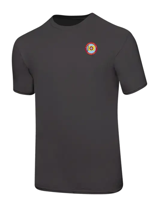 Ring Spun Charcoal 4.5 oz T-Shirt w/E.N. Bisso Logo