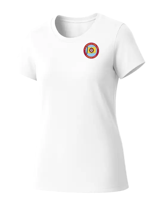 Womens Seriously Soft White T-Shirt w/E.N. Bisso Logo