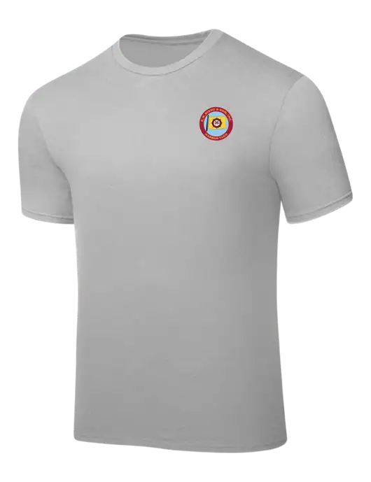 Silver PosiCharge Competitor Tee w/E.N. Bisso Logo