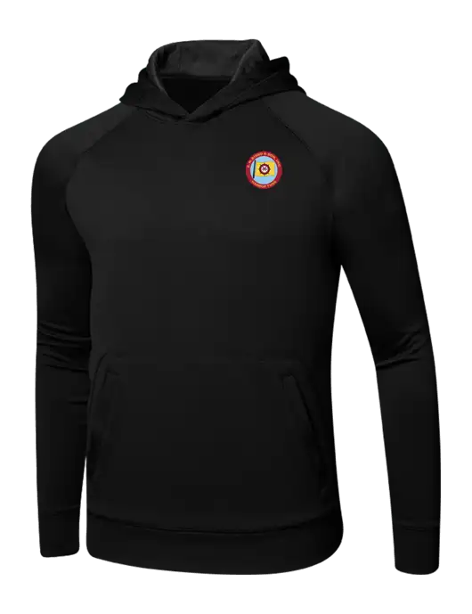 Tech Black Fleece Hooded Sweatshirt w/E.N. Bisso Logo