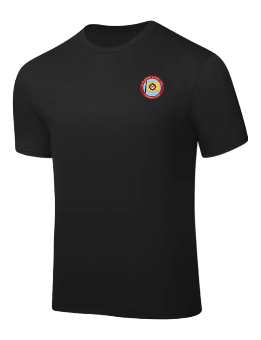 Black PosiCharge Competitor Tee w/E.N. Bisso Logo