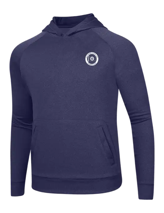 Tech True Navy Fleece Hooded Sweatshirt w/E.N. Bisso Logo