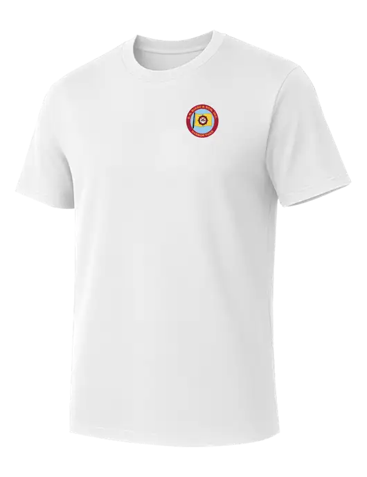 Allmade Bright White Organic Cotton Tee w/E.N. Bisso Logo
