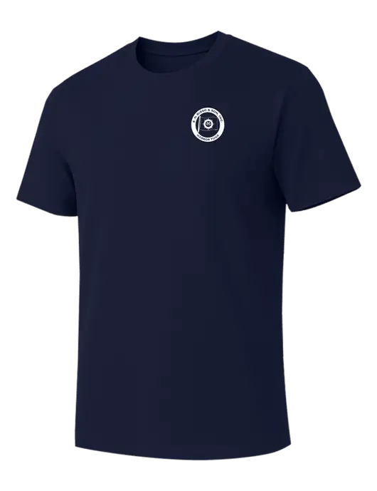 Allmade Dark Navy Organic Cotton Tee w/E.N. Bisso Logo