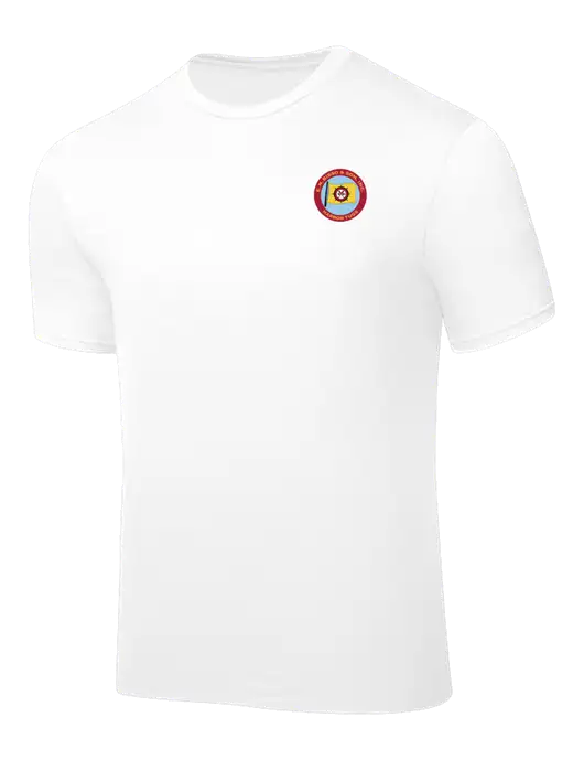White PosiCharge Competitor Tee w/E.N. Bisso Logo