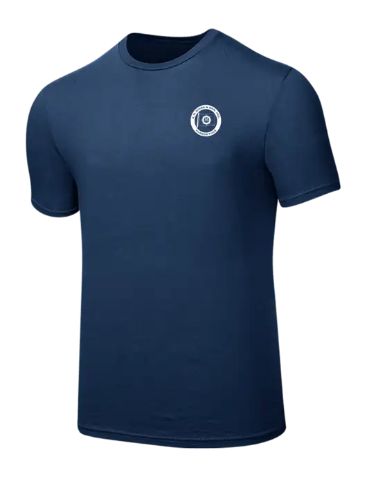 Seriously Soft Deep Slate Blue T-Shirt w/E.N. Bisso Logo