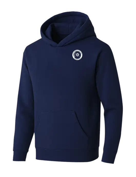 BELLA+CANVAS Navy Sponge Fleece Pullover Hoodie w/E.N. Bisso Logo