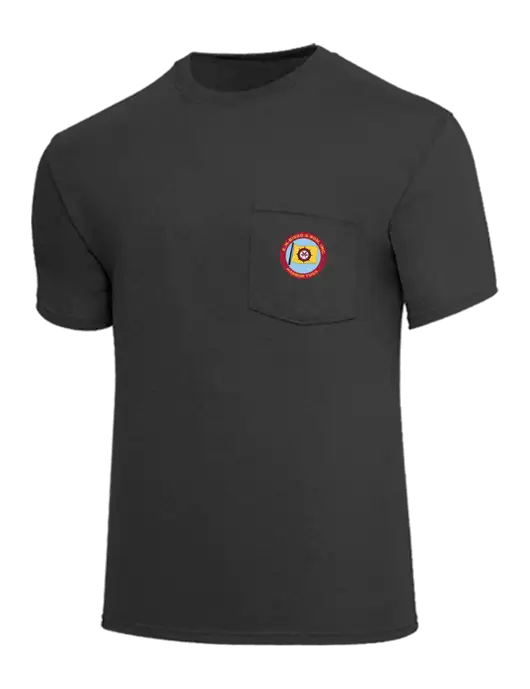 Core Blend Charcoal Grey Pocket T-Shirt w/E.N. Bisso Logo