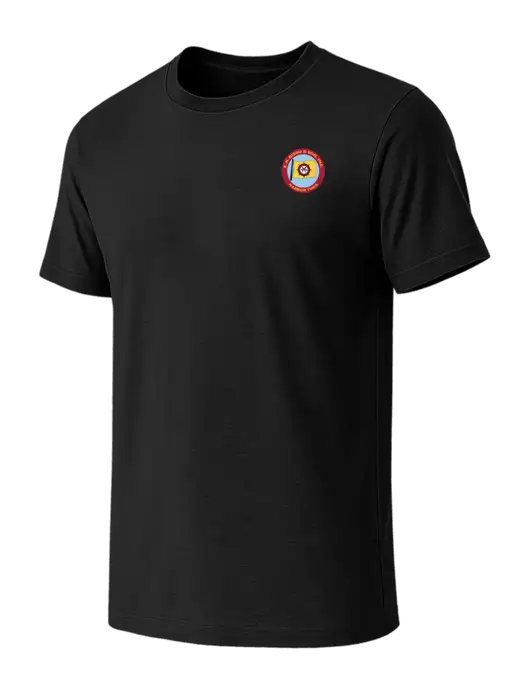 BELLA+CANVAS Black CVC Short Sleeve Tee w/E.N. Bisso Logo