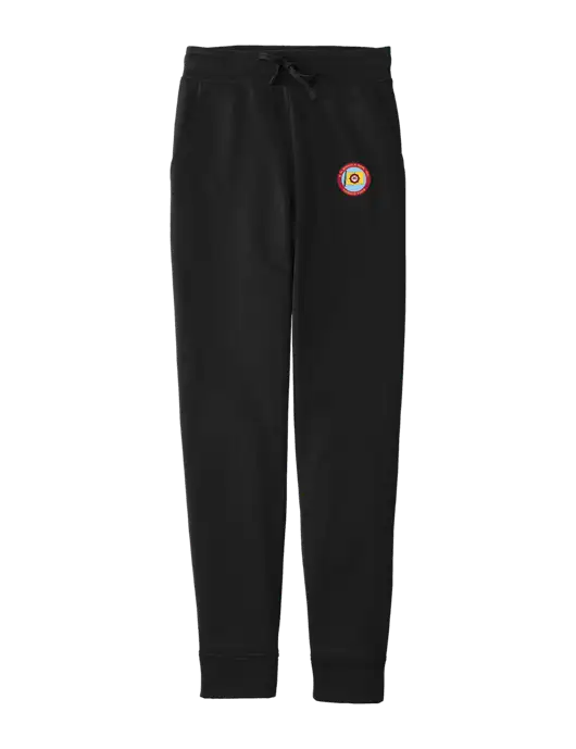 Sport-Wick Black Fleece Jogger w/E.N. Bisso Logo