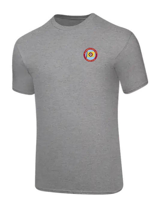 Core Blend Medium Grey Heather T-Shirt w/E.N. Bisso Logo