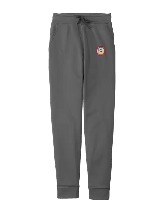 Sport-Wick Dark Grey Fleece Jogger w/E.N. Bisso Logo