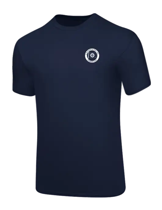 Core Blend Navy T-Shirt w/E.N. Bisso Logo