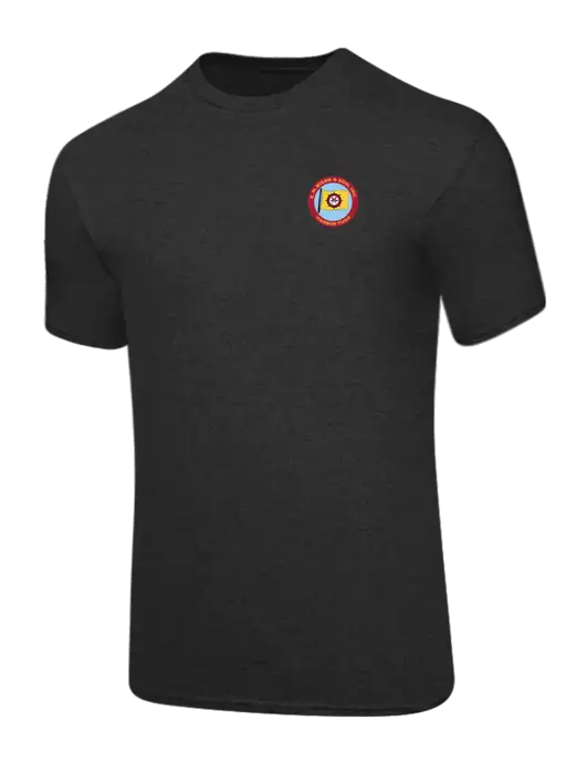 Core Blend Dark Heather Grey T-Shirt w/E.N. Bisso Logo