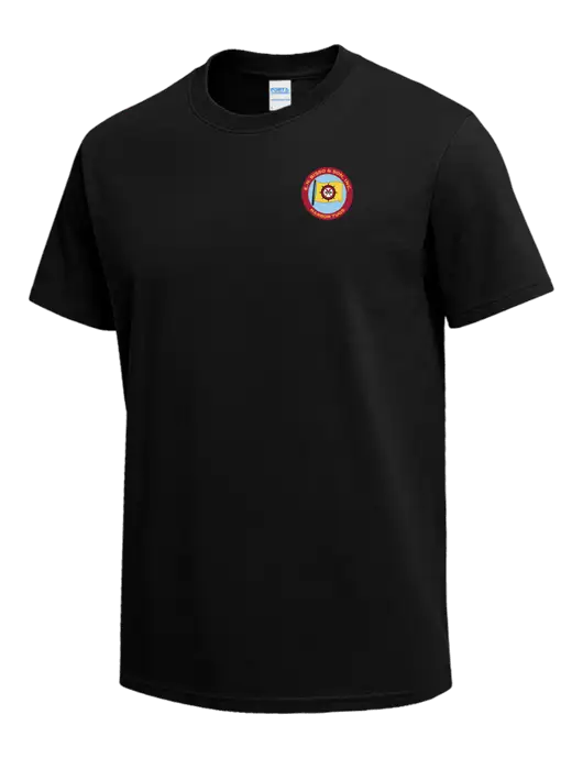 Black Heavyweight 6.1 oz T-Shirt w/E.N. Bisso Logo