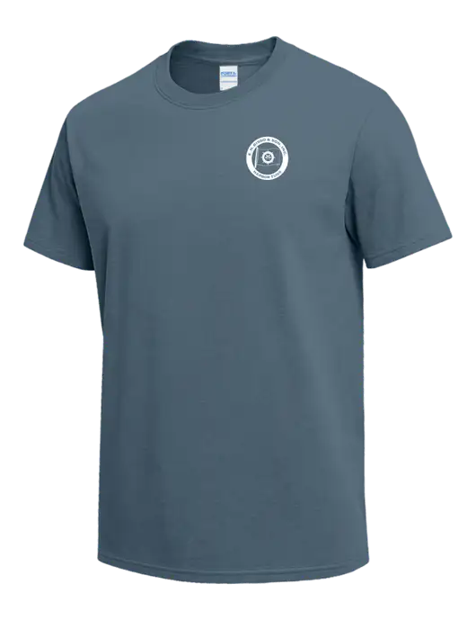 Slate Blue Heavyweight 6.1 oz T-Shirt w/E.N. Bisso Logo