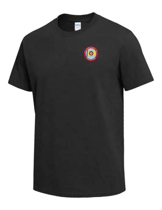 Dark Grey Heather Heavyweight 6.1 oz T-Shirt w/E.N. Bisso Logo