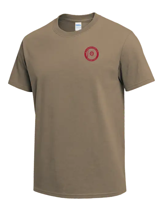 Dark Tan Heavyweight 6.1 oz T-Shirt w/E.N. Bisso Logo