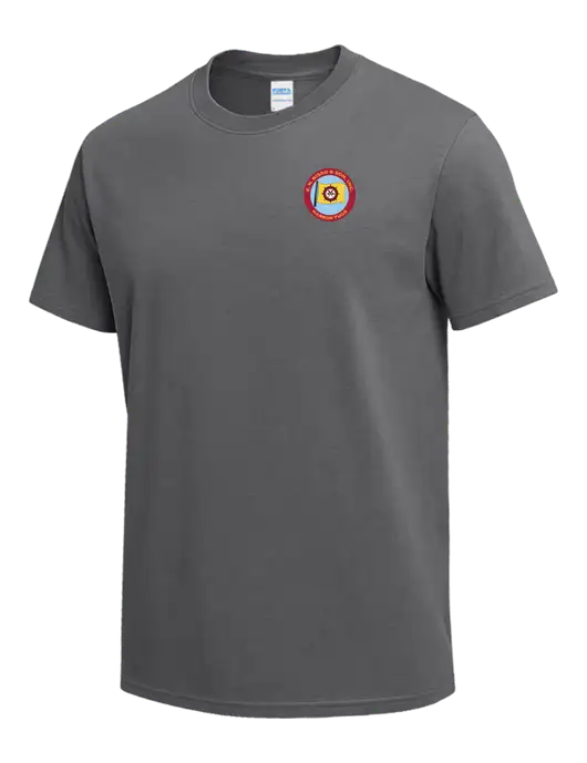 Medium Grey Heavyweight 6.1 oz T-Shirt w/E.N. Bisso Logo