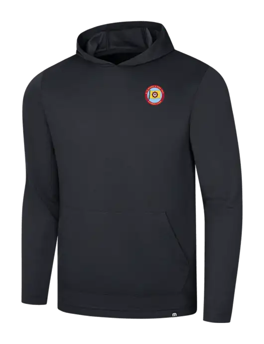 TravisMathew Black Coveside Hoodie w/E.N. Bisso Logo