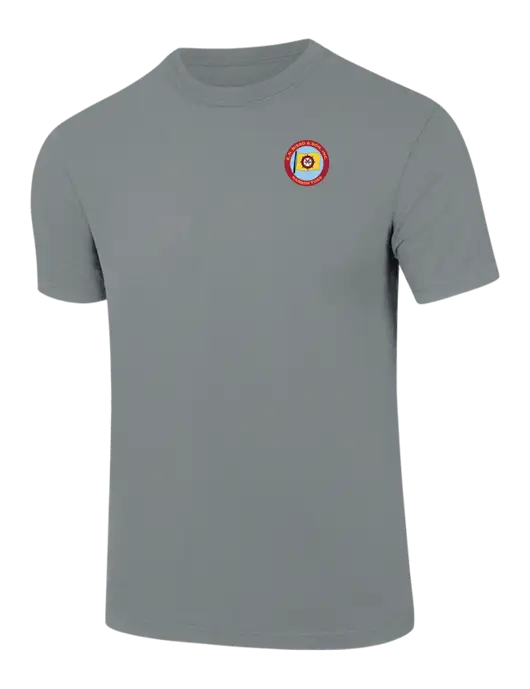 Comfort Colors 6.1 oz Medium Grey Heavyweight Ring Spun T-Shirt w/E.N. Bisso Logo