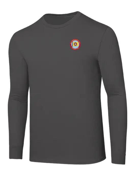 Seriously Soft Dark Grey Long Sleeve T-Shirt w/E.N. Bisso Logo
