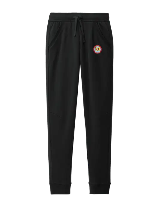 Modern Black Fleece Jogger w/E.N. Bisso Logo