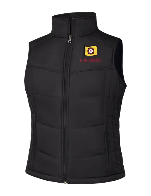 Womens Black/Black Vest w/E.N. Bisso Logo