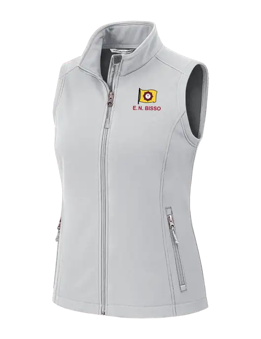 Marshmellow Womens Core Soft Shell Vest w/E.N. Bisso Logo