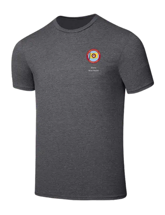 Seriously Soft Heathered Charcoal T-Shirt w/E.N. Bisso Logo
