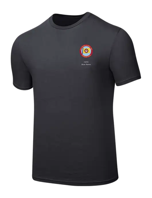 Seriously Soft Charcoal T-Shirt w/E.N. Bisso Logo