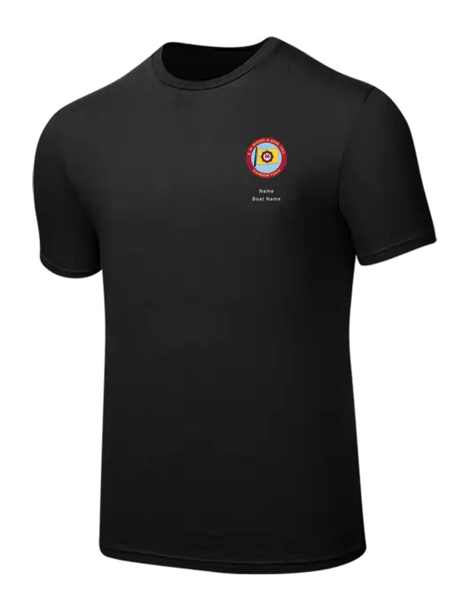Seriously Soft Black T-Shirt w/E.N. Bisso Logo