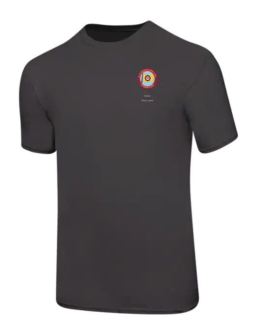 Ring Spun Charcoal 4.5 oz T-Shirt w/E.N. Bisso Logo